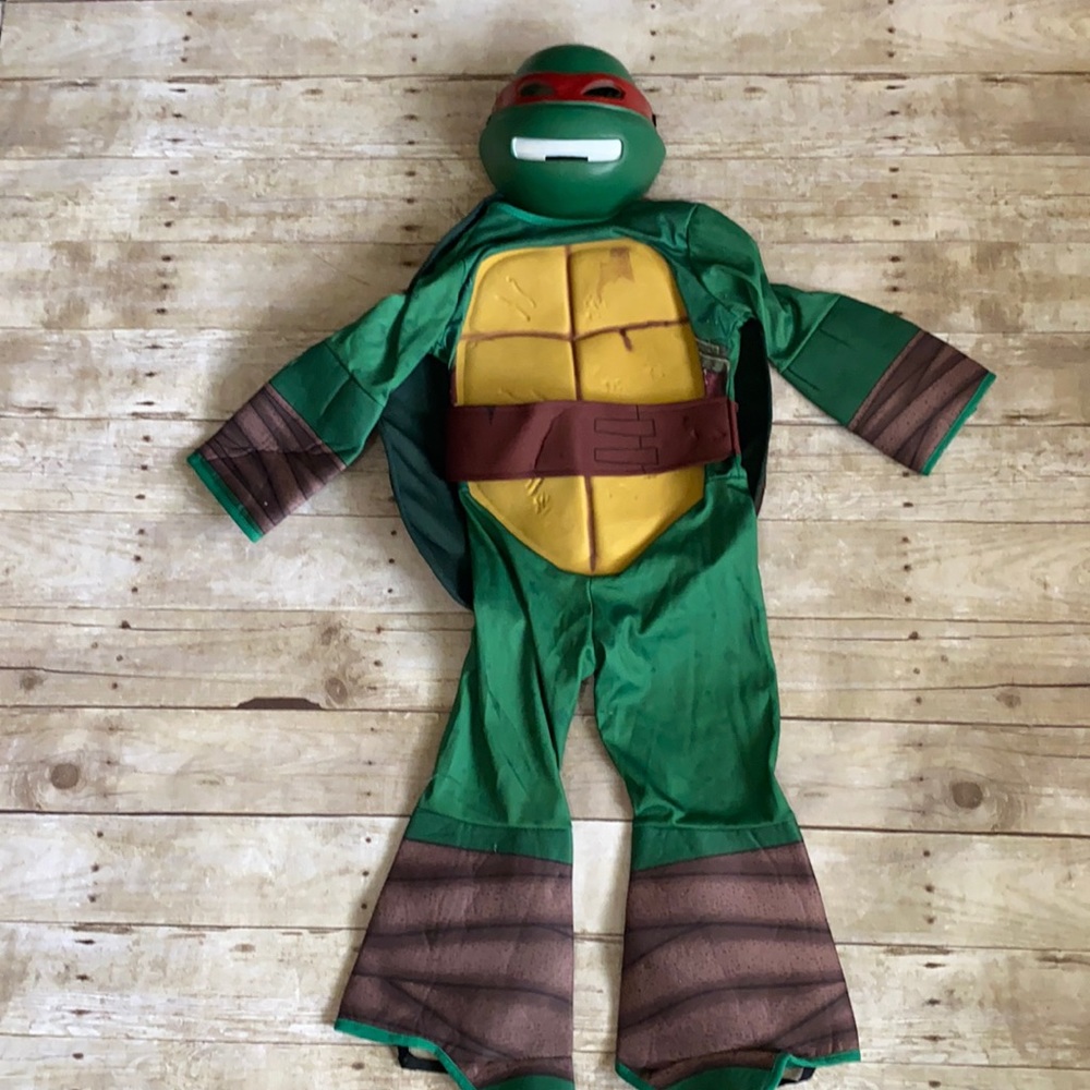 Kids Ninja Turtle costume size small 4-6